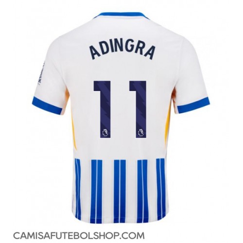 Camisa de time de futebol Brighton Simon Adingra #11 Replicas 1º Equipamento 2024-25 Manga Curta